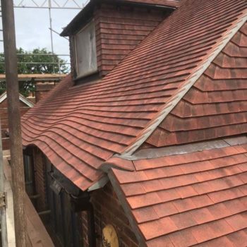 new roof tiles on a house in Sevenoaks