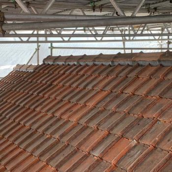 roofing tiles on a house in Kent